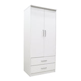 Dulap Olympus cu 2 usi si sertare, 81x57x183 cm - Dulap Olympus cu 2 usi si sertare, 81x57x183 cm - 123-000227