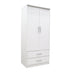 Dulap Olympus cu 2 usi si sertare, 81x57x183 cm - 123-000227