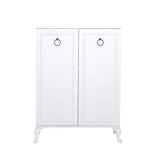 Dulap Pantofi SHC-1020-DD-1 Home Collection® Country, 2 usi Lake Alb, 5 rafturi, 80x108x34 cm