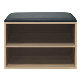 Dulap pantofi cu bancheta Kiana, 60x32x44 cm - Natur