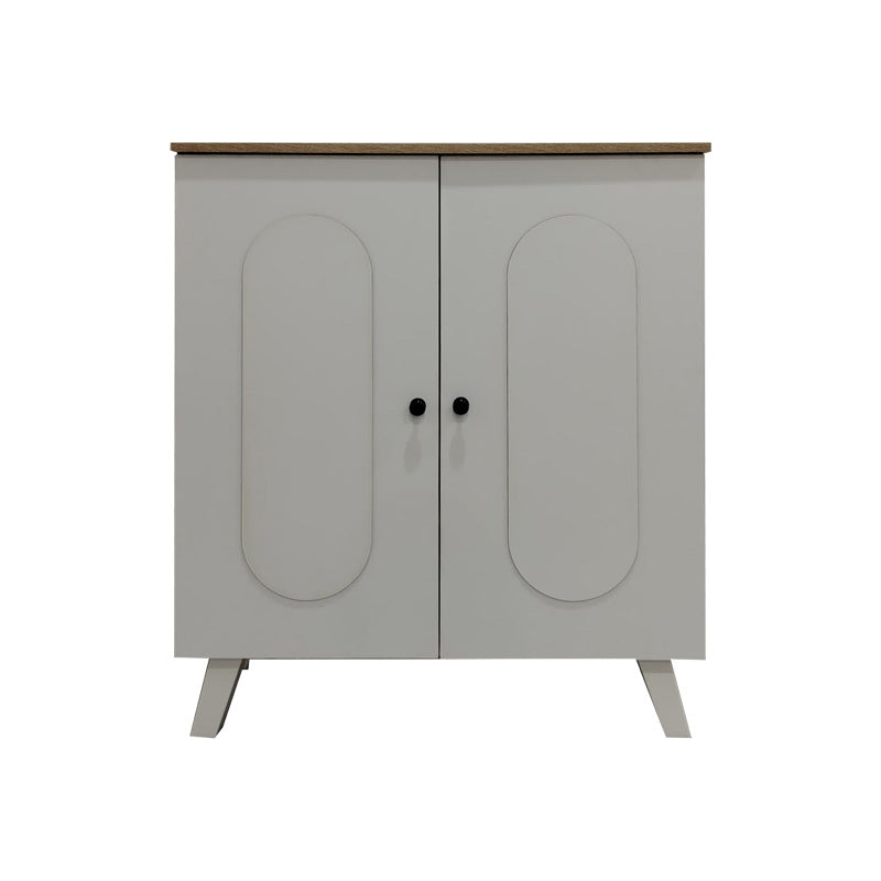Dulap pantofi Cathi, 80x34x95 cm - Alb