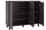 Dulap pantofi Mantam 16 perechi, 115x40x92 cm - Nuc