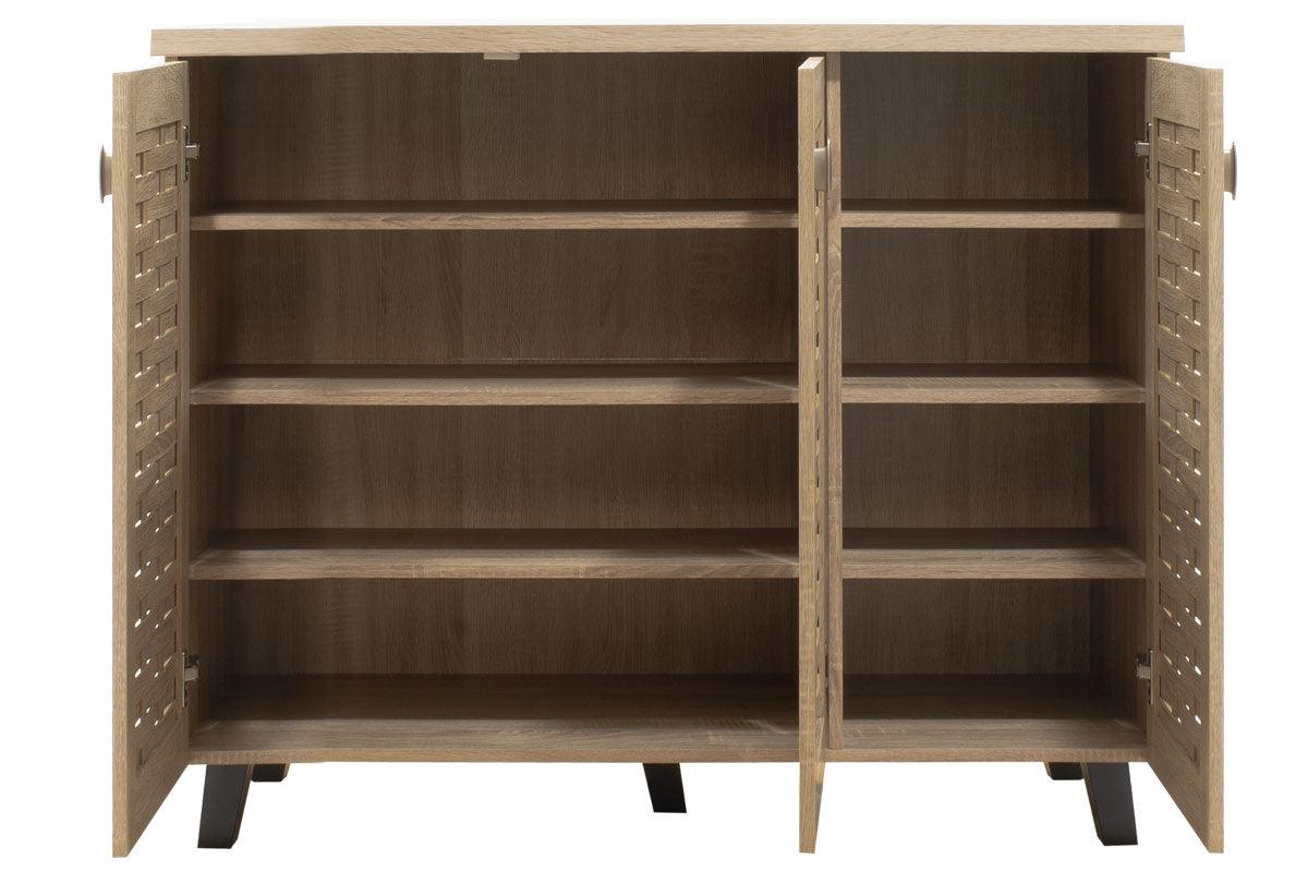 Dulap pantofi Mantam 16 perechi, 115x40x92 cm - Sonoma