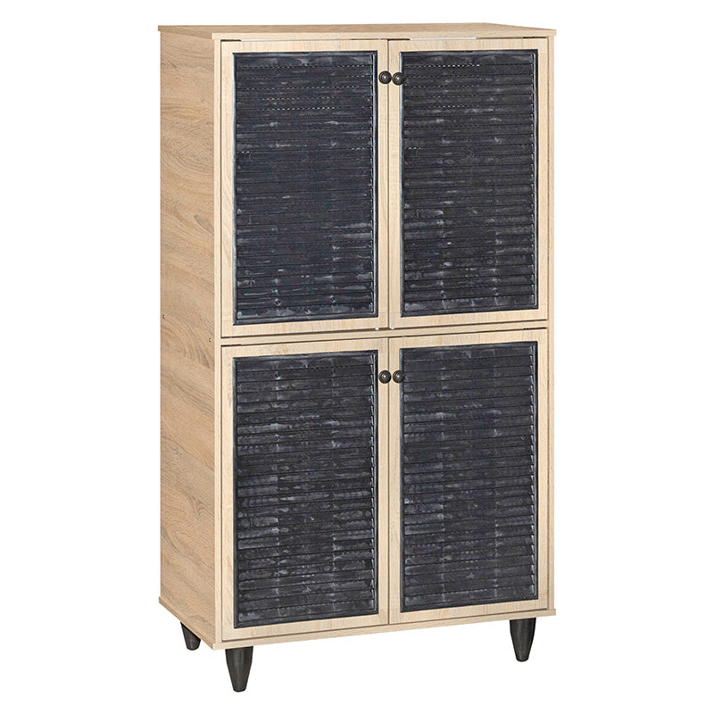 Dulap pantofi Ronan, 71x35x122 cm - Natur