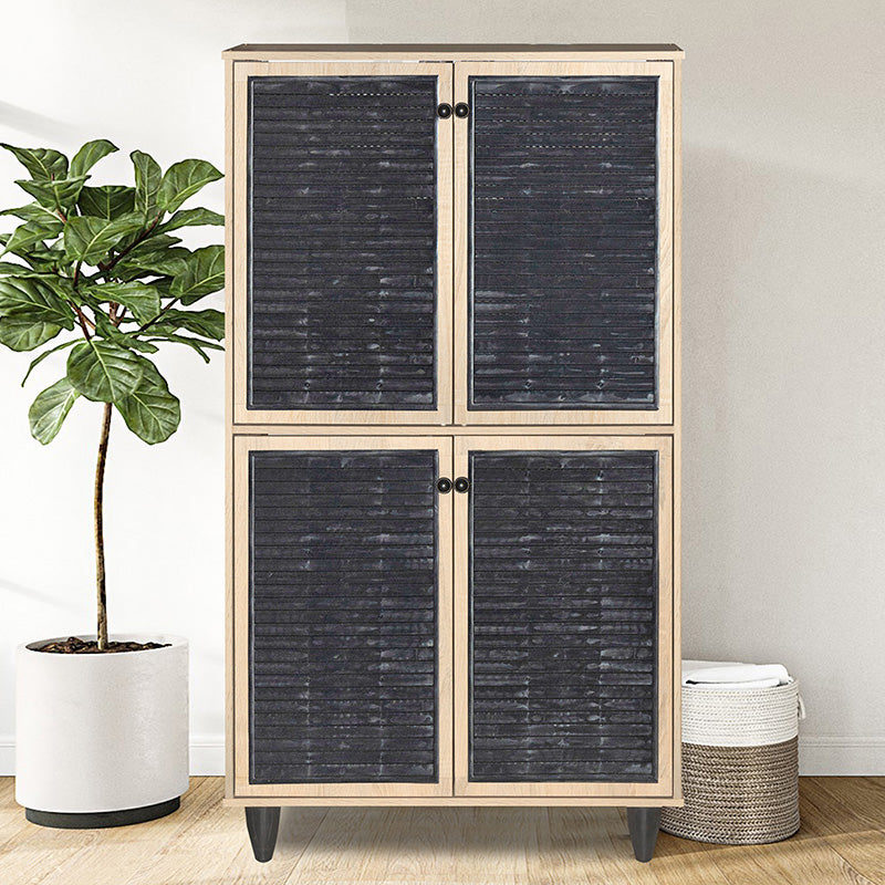 Dulap pantofi Ronan, 71x35x122 cm - Natur