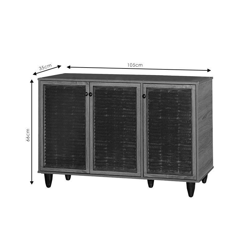 Dulap pantofi Ronan, 105x35x66 cm - Maro