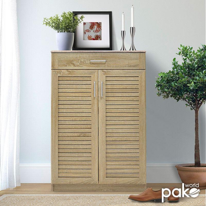 Dulap pantofi MDF Sante, 20 perechi, 80 x 37 x 123 cm - Dulap pantofi MDF Sante, 20 perechi, 80 x 37 x 123 cm - 123-000001