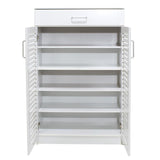 Dulap pantofi MDF Sante, 20 perechi, 80 x 37 x 123 cm - Alb