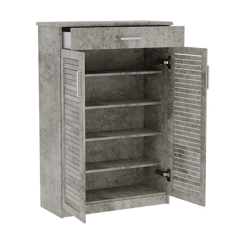 Dulap pantofi MDF Sante, 20 perechi, 80 x 37 x 123 cm - Antracit