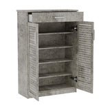 Dulap pantofi MDF Sante, 20 perechi, 80 x 37 x 123 cm - Antracit