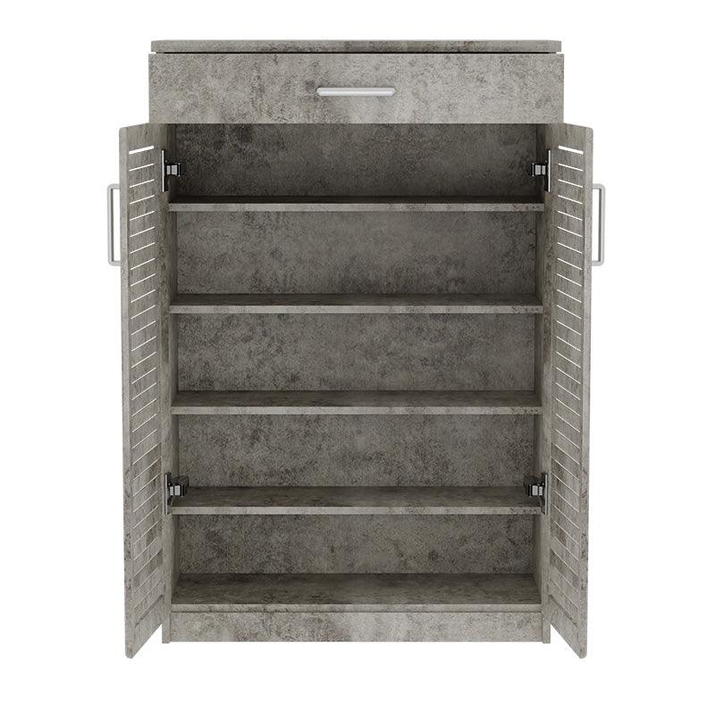 Dulap pantofi MDF Sante, 20 perechi, 80 x 37 x 123 cm - Antracit