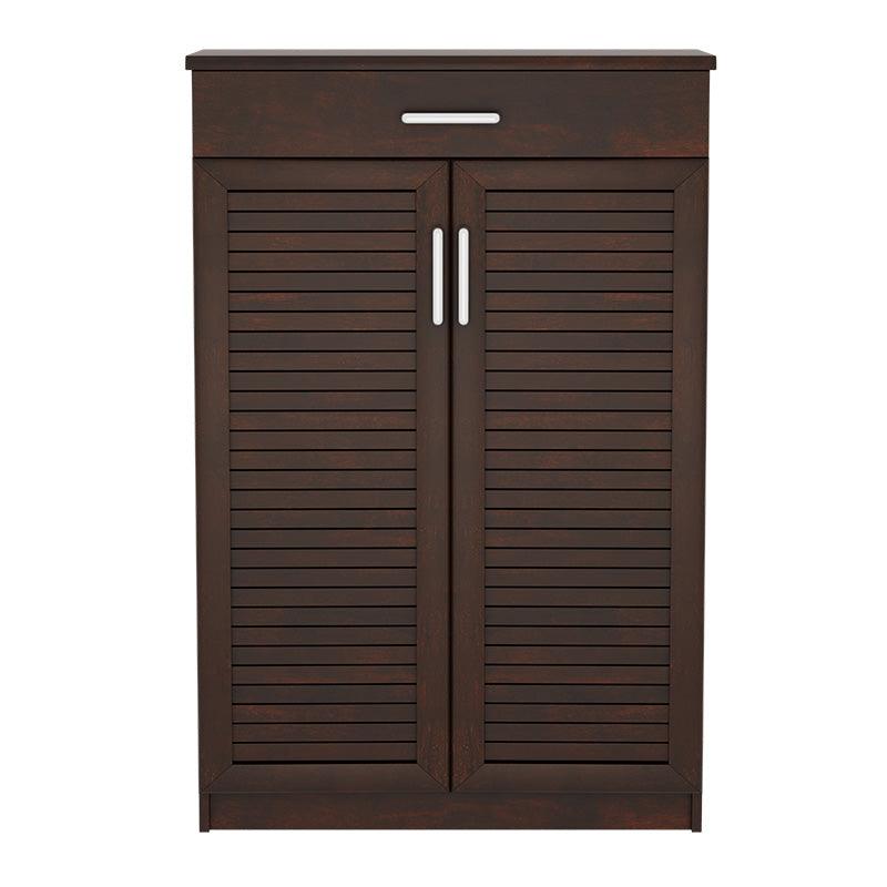 Dulap pantofi MDF Sante, 20 perechi, 80 x 37 x 123 cm - Nuc