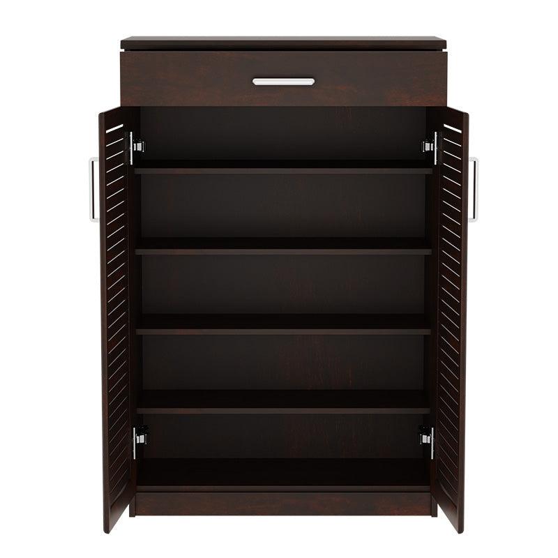 Dulap pantofi MDF Sante, 20 perechi, 80 x 37 x 123 cm - Nuc