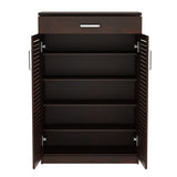 Dulap pantofi MDF Sante, 20 perechi, 80 x 37 x 123 cm - Nuc