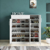 Dulap pantofi  MDF, Sante 30 perechi, 120 x37 x 123cm - Dulap pantofi  MDF, Sante 30 perechi, 120 x37 x 123cm