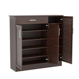 Dulap pantofi  MDF, Sante 30 perechi, 120 x37 x 123cm - Dulap pantofi  MDF, Sante 30 perechi, 120 x37 x 123cm