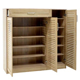 Dulap pantofi  MDF, Sante 30 perechi, 120 x37 x 123cm - Dulap pantofi  MDF, Sante 30 perechi, 120 x37 x 123cm