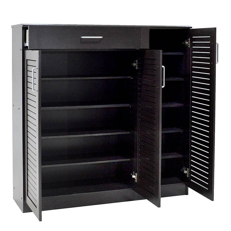 Dulap pantofi  MDF, Sante 30 perechi, 120 x37 x 123cm - Dulap pantofi  MDF, Sante 30 perechi, 120 x37 x 123cm