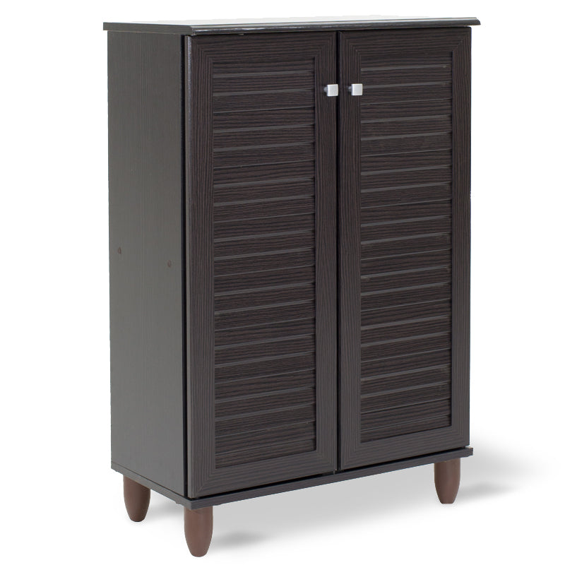 Dulap pantofi Santi, 10 - 12 perechi, Nuc - Stejar, 60x35x92 cm - Nuc