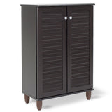 Dulap pantofi Santi, 10 - 12 perechi, Nuc - Stejar, 60x35x92 cm - Nuc