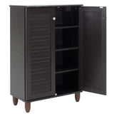 Dulap pantofi Santi, 10 - 12 perechi, Nuc - Stejar, 60x35x92 cm - Nuc
