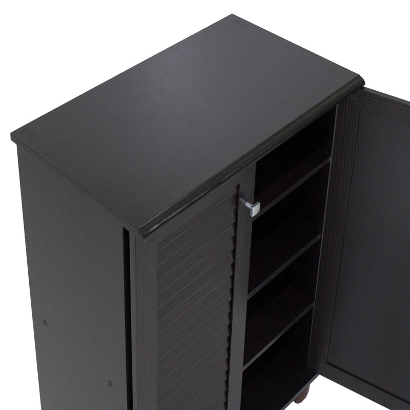 Dulap pantofi Santi, 10 - 12 perechi, Nuc - Stejar, 60x35x92 cm - Nuc