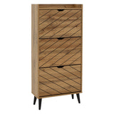 Dulap pantofi Thelma, 10-12 perechi, Sonoma, 60x24x132 cm
