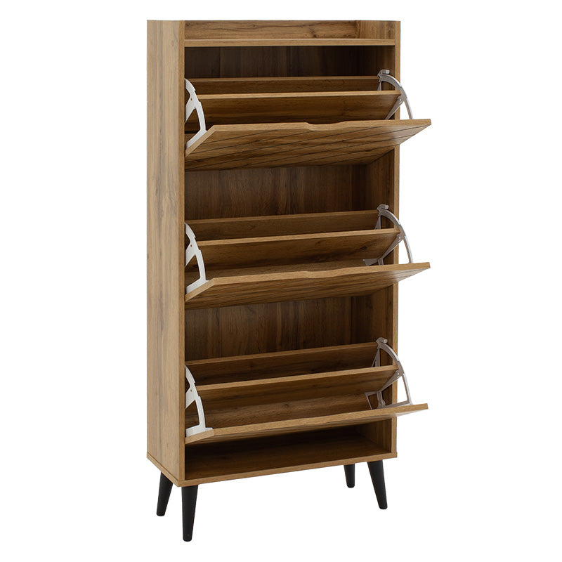 Dulap pantofi Thelma, 10-12 perechi, Sonoma, 60x24x132 cm