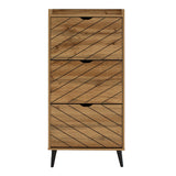 Dulap pantofi Thelma, 10-12 perechi, Sonoma, 60x24x132 cm