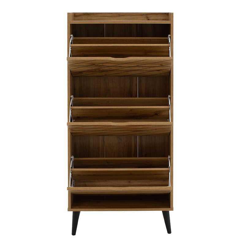 Dulap pantofi Thelma, 10-12 perechi, Sonoma, 60x24x132 cm