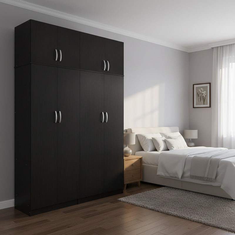 Dulap Athos I cu 4 usi si loft, 160x42x240 cm - Dulap Athos I cu 4 usi si loft, 160x42x240 cm