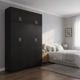 Dulap Athos I cu 4 usi si loft, 160x42x240 cm - Dulap Athos I cu 4 usi si loft, 160x42x240 cm