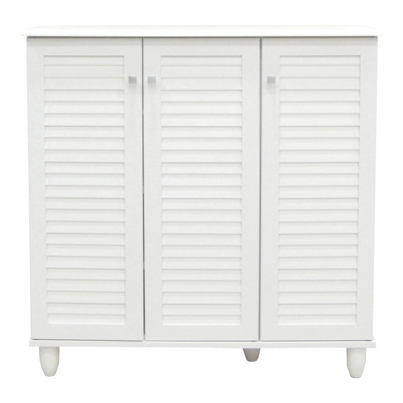 Dulap pentru încaltaminte Santo pentru 16 perechi, Alb, Lemn, 89x34x91 cm, perspectiva suplimentara