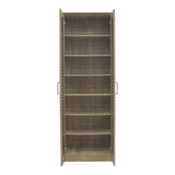Pantofar Sante, sonoma - maro - nuc - alb - antracit, 60x37x183 cm - Stejar