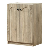 Dulap pentru pantofi cu functie de organizare, Ambera, lemn, sonoma, 60x36x81 cm