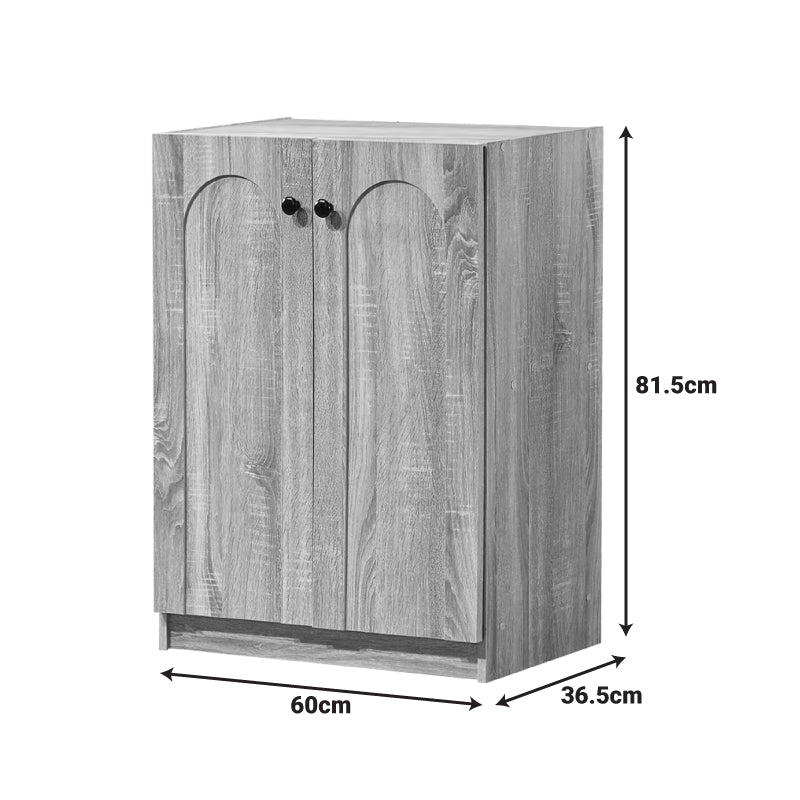 Dulap pentru pantofi cu functie de organizare, Ambera, lemn, sonoma, 60x36x81 cm, foto produs