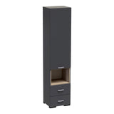Dulap soldat Toscana, Antracit, 50x42x222 cm