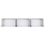 Dulap suspendat 6 usi Svensson, Alb - Nuc Alb, 180x44x38 cm - Alb