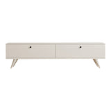 Dulap TV, alb elegant, 160x25x40 cm