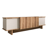 Dulap TV Aramos, crem nuc, 180x33x50 cm