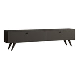 Dulap TV cu extra spatiu de depozitare, Alb, L160x A25x H40cm, 160x25x45 cm