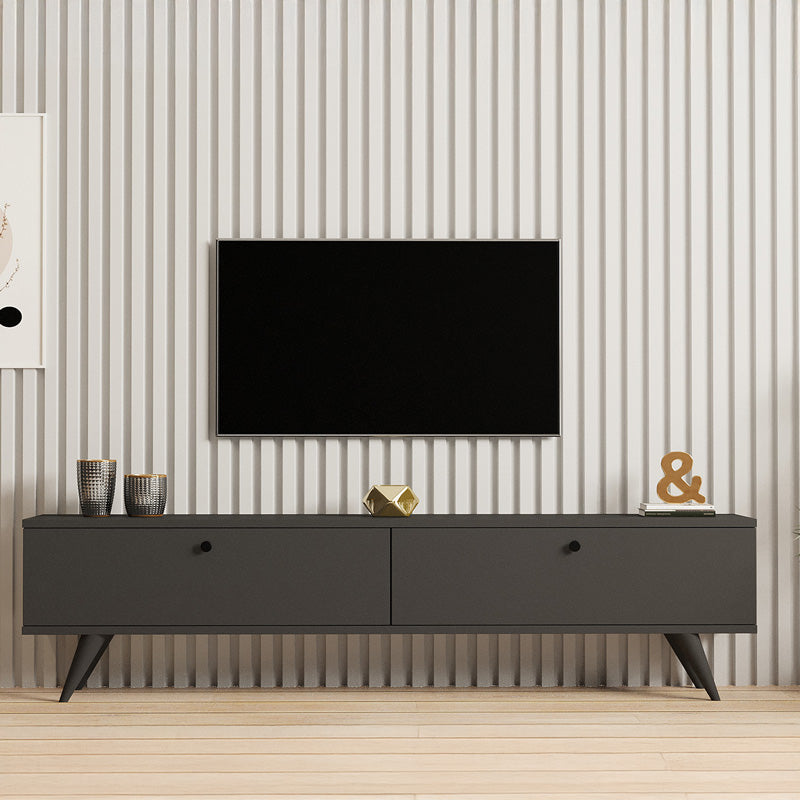 Dulap TV cu extra spatiu de depozitare, Alb, L160x A25x H40cm, 160x25x45 cm
