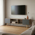 Dulap TV cu rafturi Osclo, Modern, Lemn, Sonoma-Antracit, 160x30x54 cm