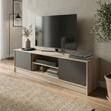 Comoda TV Sasa, Pal melaminat, 150x35x42 cm - Comoda TV Sasa, Pal melaminat, 150x35x42 cm - 383-000119