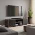 Dulap TV Serank, Lemn, Stejar-Antracit, 120x40x40 cm