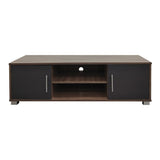 Dulap TV Serank, Lemn, Stejar-Antracit, 120x40x40 cm