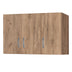 Dulap Zelia 3 usi, Alb - Natural, 90x42x60 cm - 249-000041