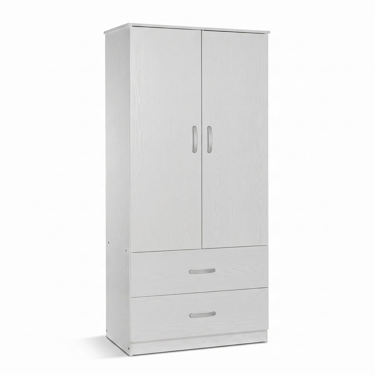 Dulap Zelia cu 2 usi si sertare, 79x42x180 cm - Dulap Zelia cu 2 usi si sertare, 79x42x180 cm