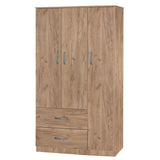 Dulap Zelia cu 2 usi si sertare, 90x42x180 cm - Dulap Zelia cu 2 usi si sertare, 90x42x180 cm - 249-000029