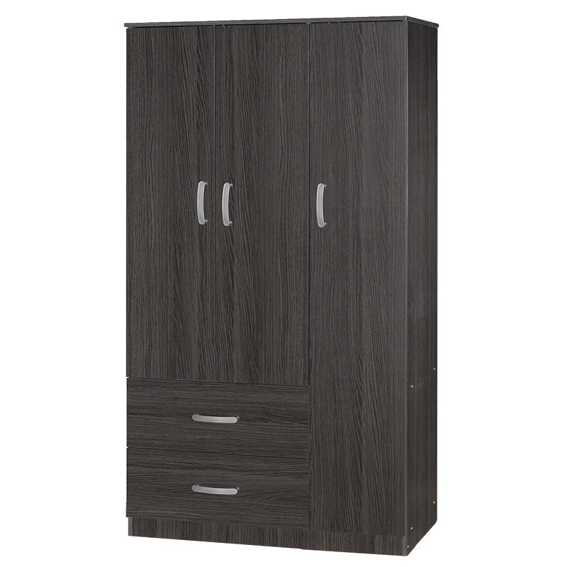 Dulap Zelia cu 2 usi si sertare, 90x42x180 cm - Dulap Zelia cu 2 usi si sertare, 90x42x180 cm